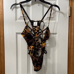 Shirley of Hollywood Leopard Print Lingerie
